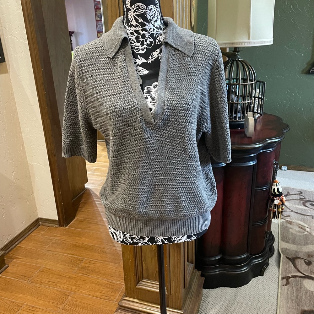 The Reset R Label Johnny collar pullover